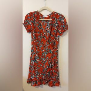 Wrap around summer dress